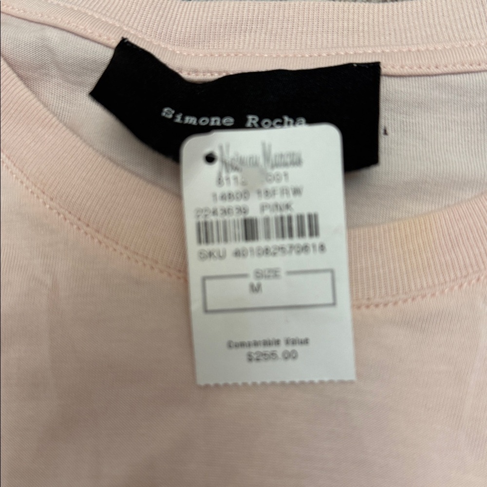 Simone Rocha Light Pink Ruffle Blouse - Picture 3 of 7